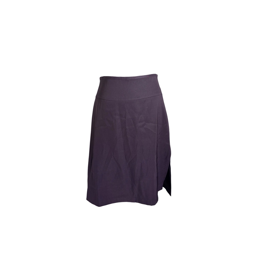 Paper Doll Skirt Womens 7 Purple Very Good Y2K Knee Length Slit